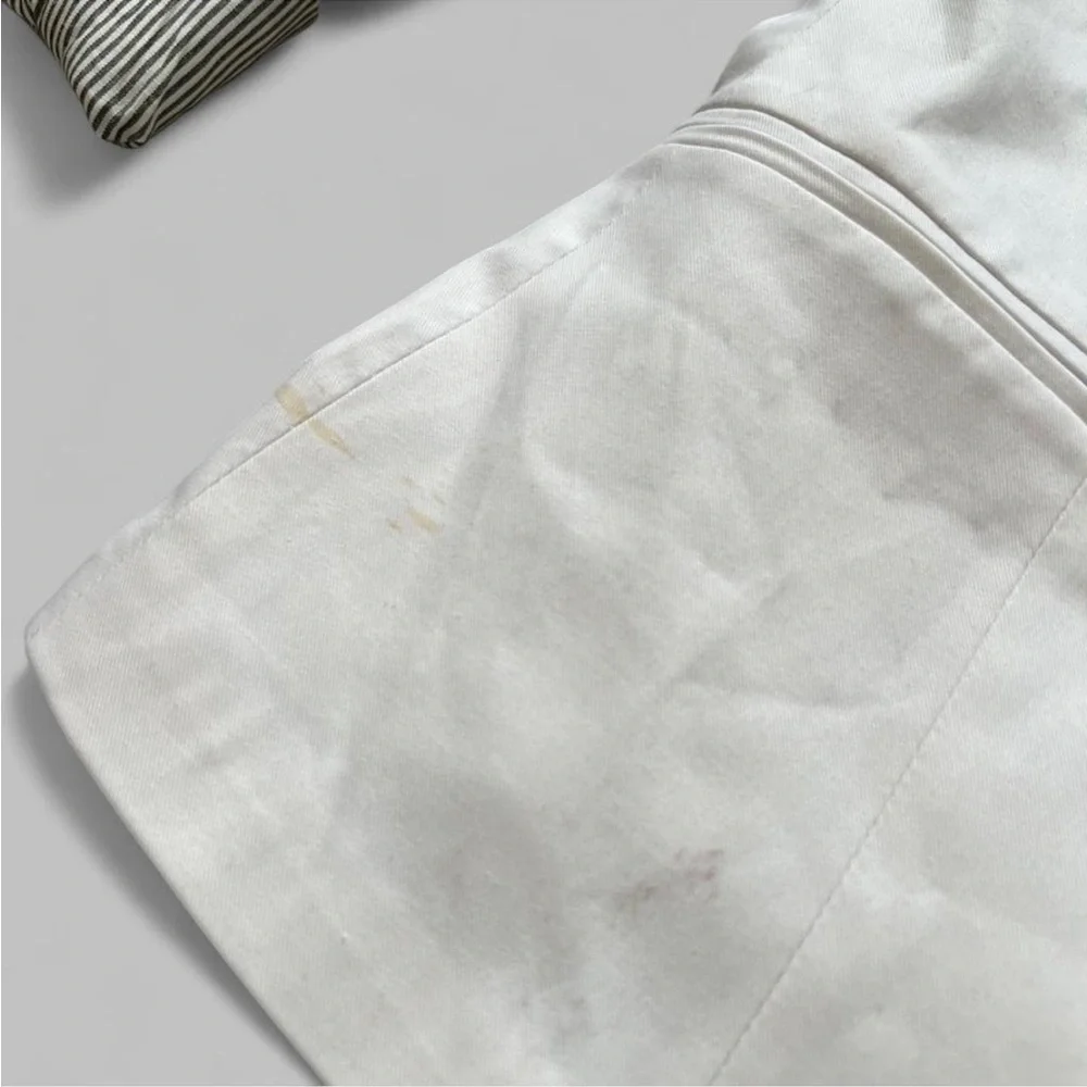 Vintage-Inspired White Blazer Jacket - Picture 5 of 6